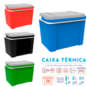 Caixa Térmica 34 Litros - 1101-SCB